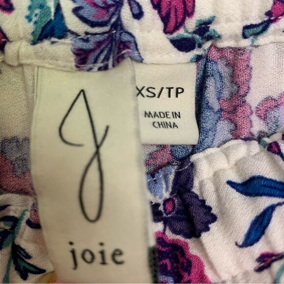 Joie Wide Leg Floral Pants NWT - Picture 7 of 13